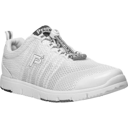 

Women s Propet TravelWalker II Sneaker White Mesh 10 B