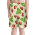 thumbnail image 6 of PAYOHTO Watercolor Strawberry Boys Swim Trunks Quick Dry Beach Boardshorts for Teen Boys Bathing Suit Swimwear for Boys, 6 of 7
