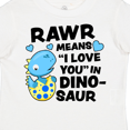 thumbnail image 4 of Inktastic Rawr Means I Love You in Dinosaur Valentine Boys or Girls Toddler T-Shirt, 4 of 5