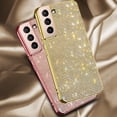 thumbnail image 5 of Compatible with Galaxy S22 Diamond Case Cute Bling Glitter Rhinestone Crystal Shiny Sparkle Protective Electroplate Plating Bumper Luxury Fashion Protection Cover for Women Grils, 5 of 13