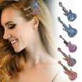 thumbnail image 2 of Unique Guitar Hair Clip Personality Comfortable Hair Pin Light weight Hairpin for Festivals Parties, 2 of 9