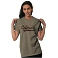 thumbnail image 3 of Colorado CO Classic Athletic Script Men's Graphic T Shirt Tees Brisco Brands X, 3 of 6