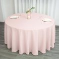 thumbnail image 2 of BalsaCircle 10 Pieces 120" Blush Round Polyester Tablecloths Linens Party Kitchen Dining Banquet, 2 of 8