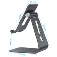 OMOTON Adjustable Tablet Stand for iPad Pro, Air, Mini T2 Aluminum iPad