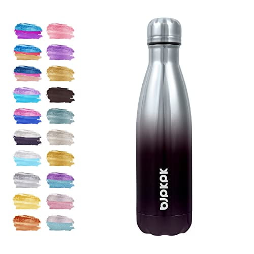 BJPKPK Insulated Water Bottles 17oz/500ml Stainless Steel Water