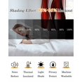 thumbnail image 5 of Ombre Red Lines Blackout Curtains 90 Inches Length, Abstract Water Ripple Gradient Color Window Treatment Thermal Insulated Drapes for Bedroom Living Room 2 Panels 104x90 Inches, 5 of 8