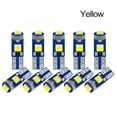thumbnail image 1 of 10 Pzs Bombilla LED gao jinjia T5 W3W W1.2W 12V Canbus Luces Interiores Coche, 1 of 4