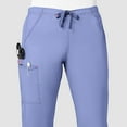 thumbnail image 4 of Wink WonderFLEX Grace - Women's Flare Leg Cargo Scrub Pant, Ceil Blue, 5X, 4 of 7
