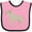 Pink and Black, variant on Inktastic Labrador Boys or Girls Baby Bib