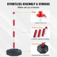 thumbnail image 6 of Adjustable Traffic Cones with Fillable Base, 4-Pack – 8FT Safety Chain for Parking Lot, Road Construction & Warning Barriers (Red/White), 6 of 7