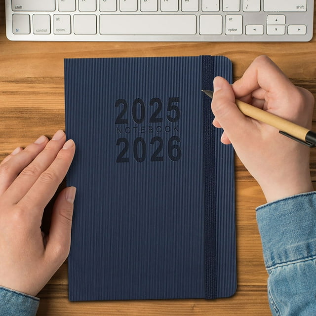 Agenda en inglés para gestión del tiempo | Cuaderno planificador semanal con calendario con cierre de cremallera | Manual de eficiencia para 365 días | Organizador para productividad | 1 pieza