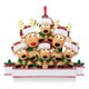 thumbnail image 1 of Animal árbol de Navidad adorno colgante lindo chimenea pared Navidad Oficina sala de estar decoración del hogar colgante decorativo 6 animales Methold HA009187-05, 1 of 6