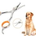 thumbnail image 3 of Pluokvzr Dog Scissors Stainless Steel Sharp 13 5.5 0.5cm Professional Dog Grooming Scissors for Cats Dogs and Other Pets, 3 of 11