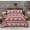 Red Grey, variant on Green Essen Christmas Quilts Twin Christmas Tree Bedspread Lightweight Snowlake Coverlet Festive Bedding Plaid Home Decor
