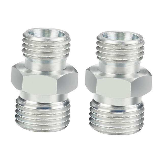 koolsoo Fittings Adapters Easy Installation Compact for Mini Excavators Hose Connect 2pcs