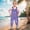 Purple, variant on RTKFRFLM Kids Waterproof Fishing Waders Lightweight Durable Nylon Chest Waders for Play Khaki 2-3 Years
