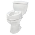 thumbnail image 3 of Drive Medical Raised Toilet Seat Without Lid, With Lock, Standard Seat, 6 Inch Rise, 3 of 4