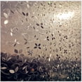 thumbnail image 4 of 3D Decorative Floral Pattern Non-Adhesive Frosted Privacy Etched Window Film, 4 of 4