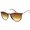 Tortoise-Gold / Amber, variant on sunglassLA Female Women's Keyhole Nose Bridge Metal Temple Round Lens Cat Eye Sunglasses 54mm (Black-Silver / Lavender) - 54mm