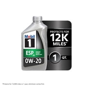 Mobil 1 ESP X2 Full Synthetic Motor Oil 0W-20, 1 Quart