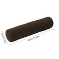 thumbnail image 3 of PPgejGEK 23.6x5.9-inch Round Body Pillow for Side Sleeping Leg Support Removable Washable Cover Coffee, 3 of 6