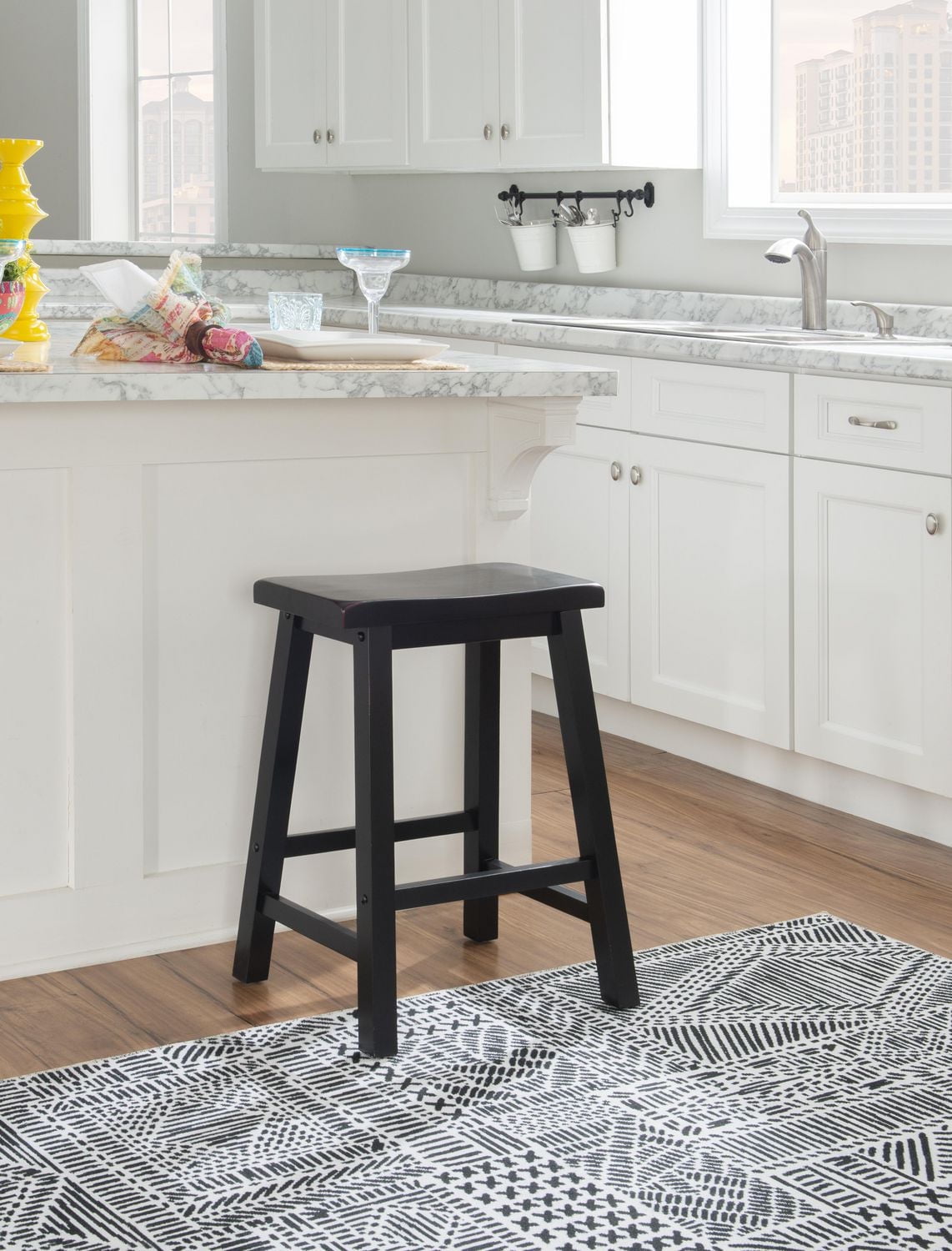 Keogh Counter Stool, Black