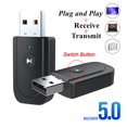thumbnail image 4 of Adaptador , adaptador Dongle USB 5,0, Dongle USB, receptor transmisor inalámbrico Audio Digital de 3,5mm para, 4 of 8