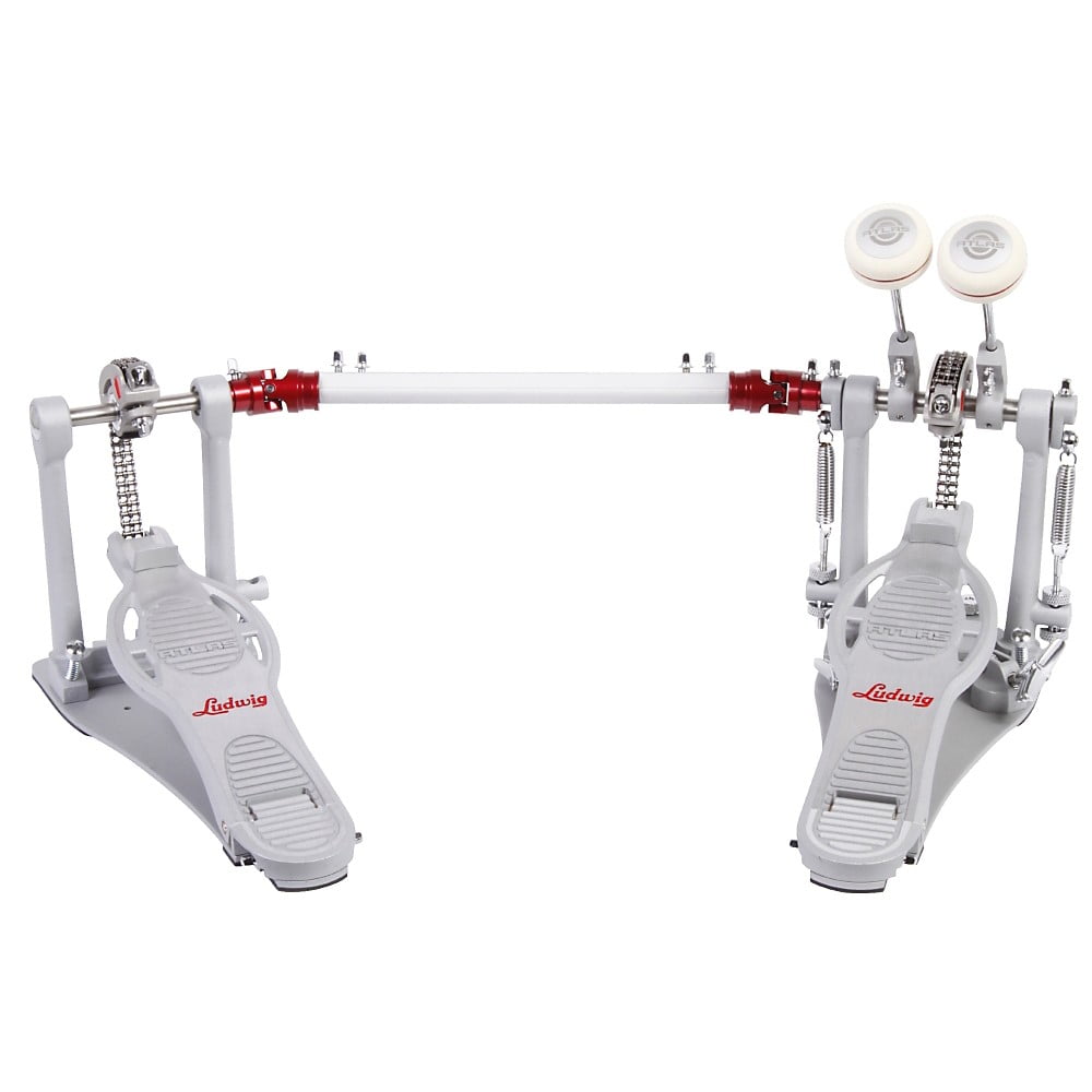 Ludwig Atlas Pro Double Bass Drum Pedal w/ Rock Plate
