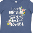 thumbnail image 4 of Inktastic Happy Birthday to the Sweetest Mama in the World Girls Toddler T-Shirt, 4 of 5