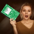 thumbnail image 4 of Wide Ruled Composition Notebook, Marble Cover, 60 Pages, 1 Count, Office Supplies for Teens & Adults, A5 Green, 4 of 4