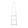 thumbnail image 1 of Pactrade Marine Inflatable Boat Kayak 4-Step White Folding PE Rope PVC Ladder for Emergency, 1 of 5