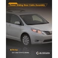 thumbnail image 2 of Sliding Door Cable, Compatible with 2011-2020 Toyota Sienna, Rear Left Driver Side, Auto Door Spool Control Cable Repair Kit, Power Sliding Door Wire, w/o Motor, Replace# 85016-08011, 2 of 6