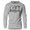 Sport Grey, variant on GYMISH LIFT O'Clock Lightweight Long Sleeve Hooded T-Shirt for Men – Funny Gym Hoodie, Workout Shirt for Lifters & Fitness Enthusiasts