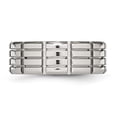 thumbnail image 3 of Chisel Stainless Steel 8mm Grooved Polished Wedding Band Size 12  Men, 3 of 7