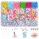 thumbnail image 1 of Juego de 24 de bricolaje Sunnimix Cuentas de pulsera para niños, 1 of 8
