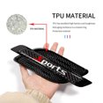 thumbnail image 4 of Black Sports Carbon Fiber Decals Car Hood Air Flow Intake Side Fender Vent Trim-, 4 of 4
