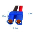 thumbnail image 2 of GLFILL 1Pcs Copper Cord Ec5 Plug To O Type Terminal Cable Car Battery Jump Starter, 2 of 8