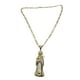 thumbnail image 2 of COLLAR DE SANTA MUERTE 5 CM DE ORO LAMINADO Y ZIRCONIAS, 2 of 5