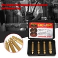 thumbnail image 2 of Extractor de tornillos dañados, 4 piezas Extractor de pernos dañados de doble cara Extractor de pernos probado y confiable, 2 of 8