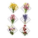 thumbnail image 5 of Pegatinas de pared 3D vívidas, decoración mural, impermeables, elegantes, para pared Estilo D, 5 of 9