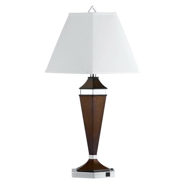 Cal Lighting LA-694TB-1R Night Stand Lamp With On Off Rocker Switch