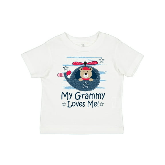 Inktastic Grammy Loves Me Grandson Bear Boys Toddler T-Shirt