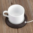 thumbnail image 4 of Chauffe-tasse à Café USB, Tasse pour Boisson Résistante à la Chaleur, Chauffe-Tasse à Motif Grain de Bois, 4 of 5