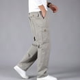 thumbnail image 6 of cllios Cargo Pants for Men Big and Tall Multi Pockets Pants Outdoor Work Trousers Gym Hiking Cargo Pants, 6 of 7