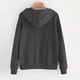 thumbnail image 3 of Uootdi Mardi Gras Womens Drawstring Hoodies for Women Carnival Crewneck Heart Print Hooded Long Sleeve Pullover Festive Color Block Loose Sweatshirts Gift, 3 of 4