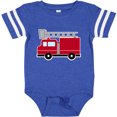 thumbnail image 3 of Inktastic Red Firefighter Fire Truck Boys or Girls Baby Bodysuit, 3 of 5
