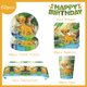 thumbnail image 1 of Disney-Decoración de cumpleaños del Rey León para niños, juego de vajilla, vasos de papel, platos, suministros de globos, tema de fiesta de Simba, dibujos animados, 1 of 4