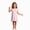 N204-Light Pink, variant on NOLDARES Halloween Toddler Girls Nightdress Pumpkin Spider Ghost Print Sleepwear Short Sleeve(N204-Light Purple)