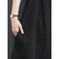 thumbnail image 4 of Vestido holgado para mujer con bolsillos, sin mangas, con tirantes ajustables, 4 of 8
