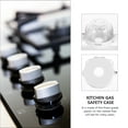 thumbnail image 2 of FRCOLOR Switch Safety Guard 5pcs Stove Covers Universal Child Proof Clear Stove Safety Covers Proof Lock for Kitchen Oven Stove Gas Range,2.91"X2.91"X1.69", 2 of 10